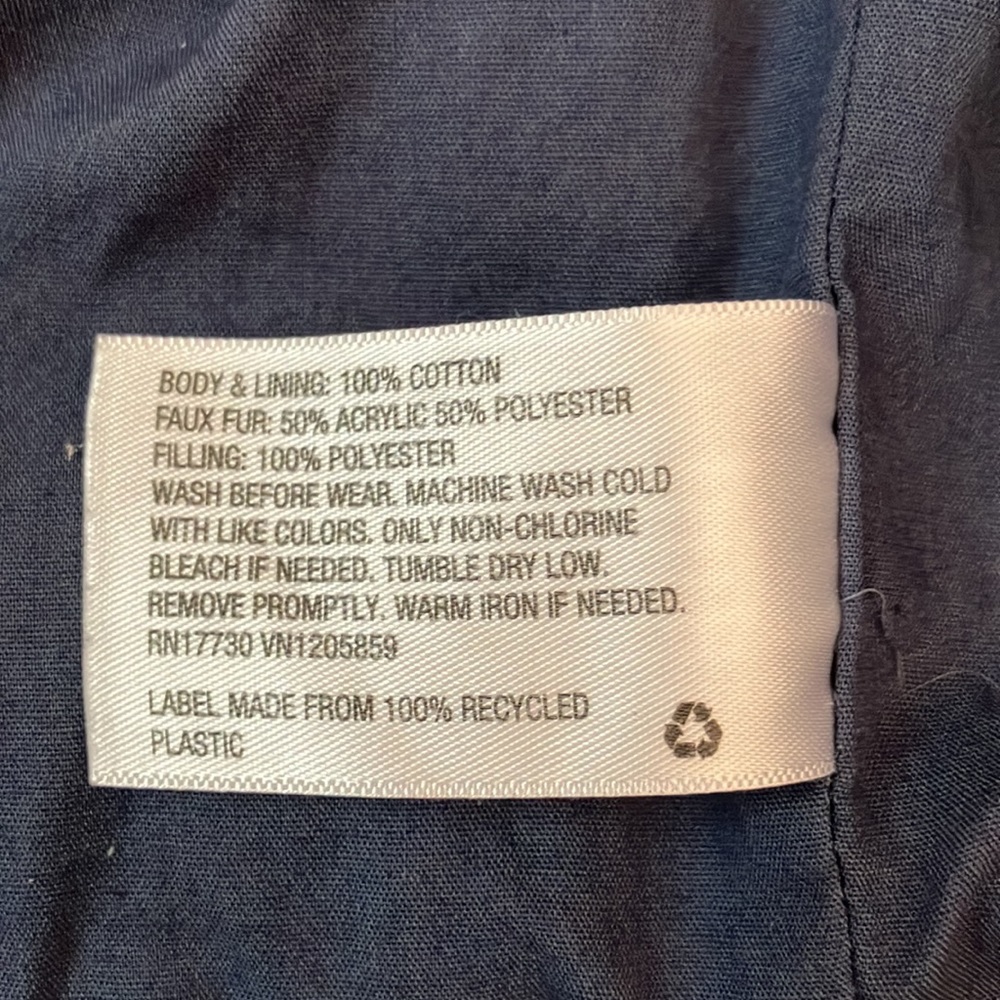 Baby 12 months fur lined puffer vest - Picture 5 of 6